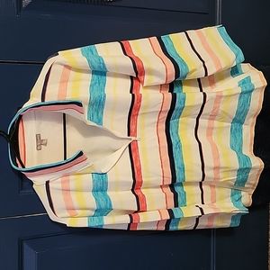 Cotton cropped sleeve pulliver